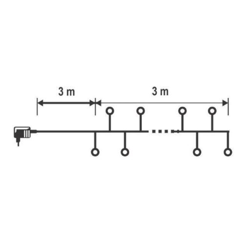 Micro LED-es cluster fényfüzér