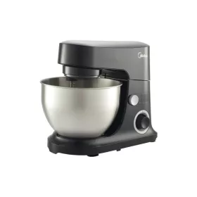   Midea MJ-KM6001W konyhai robotgép, 600 W, ABS burkolat, 4 literes rozsdamentes keverőtál, antracit