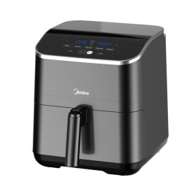   MIDEA MAD55005APKH Air Fryer, forrólevegős fritőz, 4.6 l kosár, 5.7 l üst, 1500 W, 60 p időzítő, 200 °C hőmérséklet, lecsatolhat
