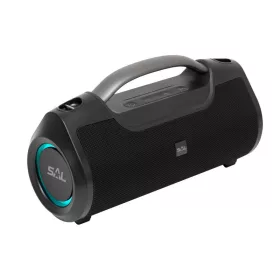   SAL BT 7000 hordozható bluetooth kihangosító, BoomBox, 2 x 30 W, BT TWS, 3.5mm AUX, USB, EQ, LED effektek, telefontöltés, USB-C 