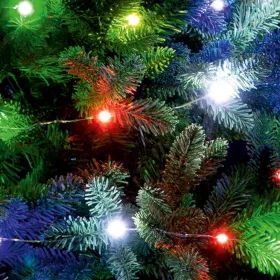   Home ML26M micro LED fényfüzér, beltéri kivitel, 20 db színes micro LED, 1,9 m füzérhossz, elemes