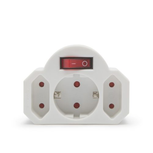 Delight 3-as fali elosztó - kapcsolóval