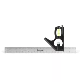 Handy fém szögmérő vonalzó 305 x 115 x 15 mm