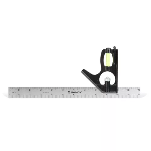 Handy fém szögmérő vonalzó 305 x 115 x 15 mm