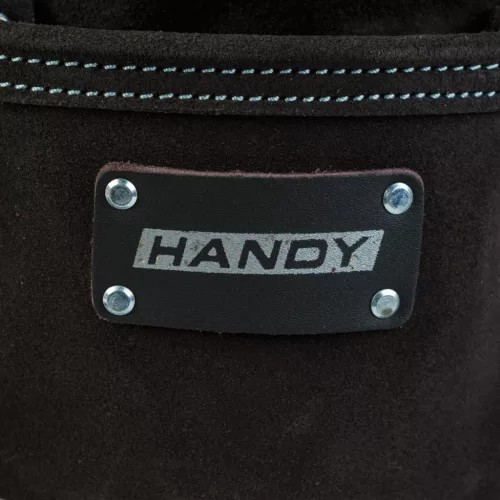 Handy bőr szerszámtartó öv 7 zsebbel, 1 kalapácstartóval, 4 ceruzatartóval