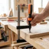 Handy párhuzamos szorító, tekerős, acél, 160 mm