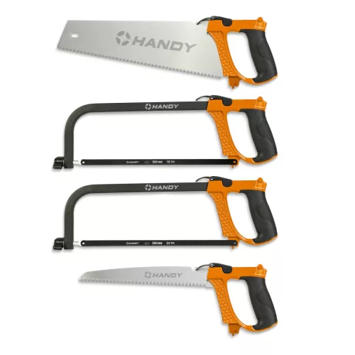 Handy 4 az 1-ben kézi fűrész szett fémhez, fához és műanyaghoz