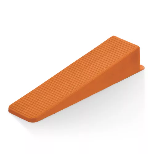 Handy műanyag szintező ék szett, narancssárga, 1-15 mm, 100 db/csomag
