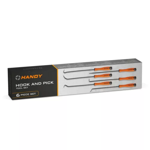Handy 6 db-os fém szerelőkampó és ár készlet