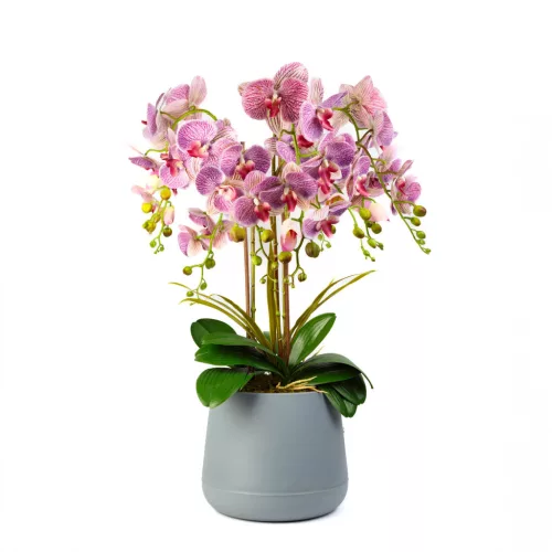 Vog und Arths műorchidea dekoráció, lila, 83 cm