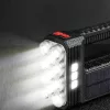 Phenom szolár COB LED zseblámpa munkalámpa funkcióval, 1200 mAh, 1000 lumen, IP55