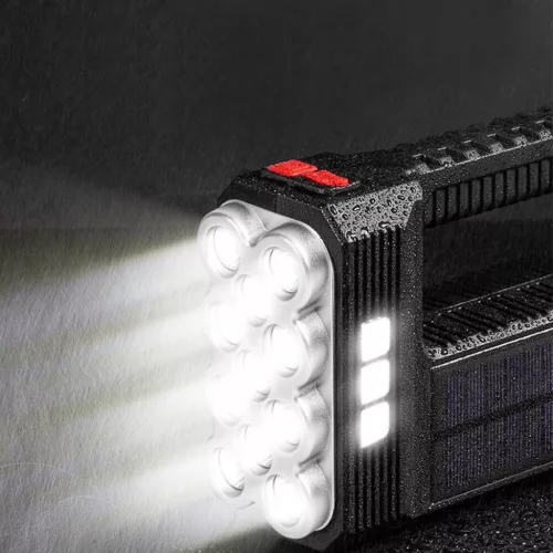 Phenom szolár COB LED zseblámpa munkalámpa funkcióval, 1200 mAh, 1000 lumen, IP55