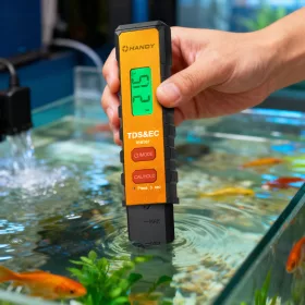 Handy digitális TDS/EC ásványmérő elemes, 0-4999 ppm