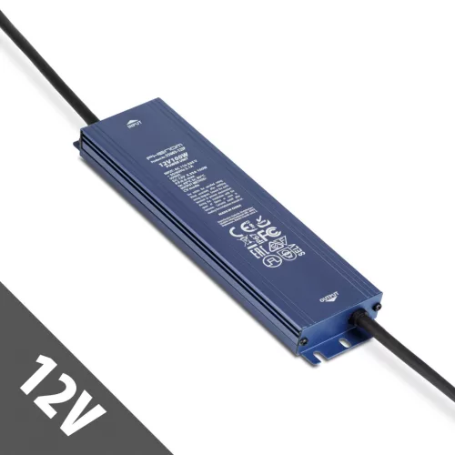 Phenom hálózati stabilizált tápegység 12V DC 100W 8,3A IP67