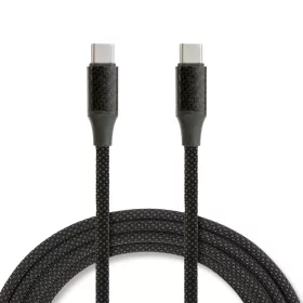   Delight mágneses USB-C/USB-C adatkábel, fekete, 1m, 3A, 60W