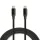 Delight mágneses USB-C/USB-C adatkábel, fekete, 1m, 3A, 60W