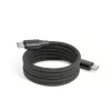 Delight mágneses USB-C/USB-C adatkábel, fekete, 1m, 3A, 60W