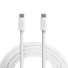 Delight USB-C/USB-C töltő- és adatkábel, fehér, 1 m, 5 A, 240 W