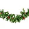 Havas zöld fenyő girland 200 cm PVC