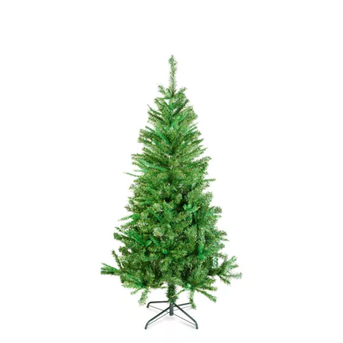 150 cm-es 3D műfenyő, kétszínű PVC lucfenyő