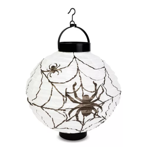 Family LED-es pókháló lampion 20 cm, 2 x AAA