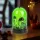 Family Halloween LED dekor, zöld, 8 x 12,5 cm, 3 x AAA