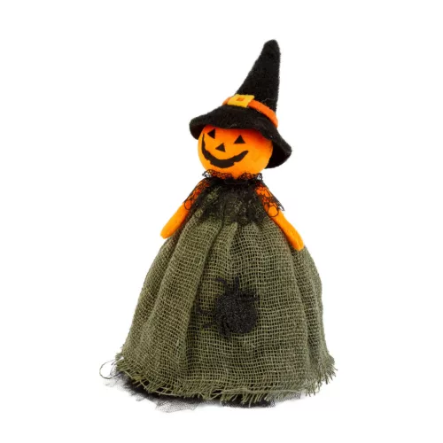 Halloween dekoráció szellem, macska, tökfej 21 cm