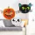 Halloween dekorációs papír lampion szett tök, macska, koponya 20 cm 3 db/csomag