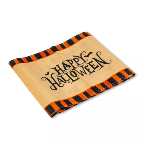 Halloween dekorációs asztali futó halloween motívumokkal 184 x 33 cm