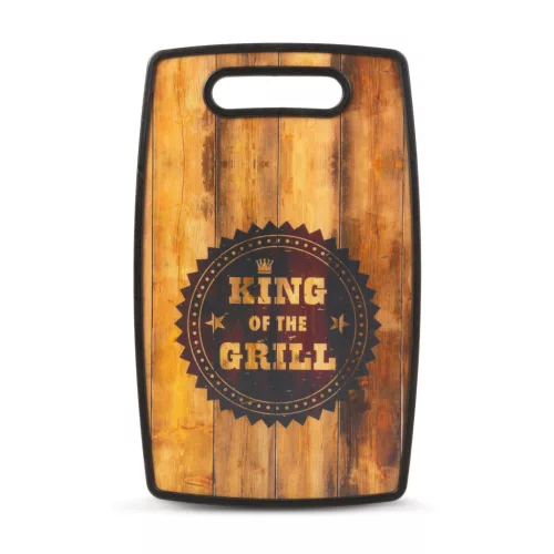 BBQ vágódeszka 3 féle designnal 37 x 23 cm