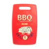 BBQ vágódeszka 3 féle designnal 37 x 23 cm