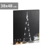 Family LED-es fali hangulatkép Burj Khalifa, 2 x AA, 38 x 48 cm
