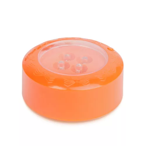 Family Halloween LED hangulatvilágítás narancs, 4 színű LED, 2 x AAA, 77 x 35 mm