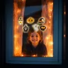 Family Halloween LED gél ablakdekor többféle formában 85 cm