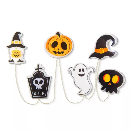 Family Halloween LED gél ablakdekor többféle formában 85 cm