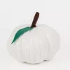 Family fehér halloween tök dekoráció 20 cm