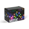Smart csillag fényfüzér zene móddal, USB, Bluetooth, 25 RGB LED, 5 m