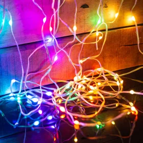   Smart RGB LED fényfüzér, Bluetooth, 10 m, 100-240V, 66 LED