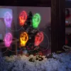Family karácsonyi LED-es ablakmatrica fényfüzér 6 LED, 2 x AA