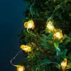 Family csibe LED fényfüzér, 2 m, 20 LED, 2 x AA