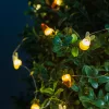 Family LED fényfüzér nyuszi és répa mintával, 2 m, 20 LED, 2 x AA