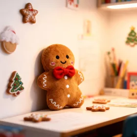 Karácsonyi mézeskalács dekoráció 20 cm