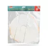 Karácsonyi papír lampion Mikulás mintával 30 cm