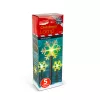 Garden of Eden karácsonyi jégkristály lámpa 5 LED, melegfehér, 34,5 cm, 3 X AA