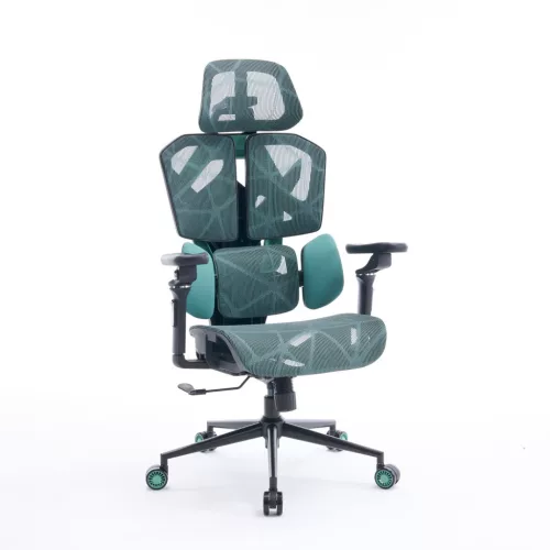 BeMaDa TitanMesh Pro irodai forgószék oldalpárnával, menta, 119 x 72 x 73 cm
