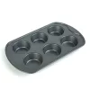 Baker's Secret Classic Line 6 darabos muffin sütőforma 31,3 x 18,6 x 3,6 cm