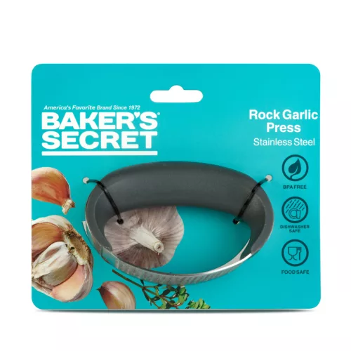 Baker's Secret rozsdamentes acél fokhagymanyomó