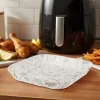 Bewello air fryer sütőpapír, mintás négyzet, 23 cm, 50 db/csomag