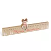 Bewello adventi naptár MDF rénszarvassal Merry Christmas 40 x 11 cm