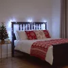 Phenom 20 m-es hidegfehér 400 LED-es fényfüzér zöld kábellel, 100-240V, 6W